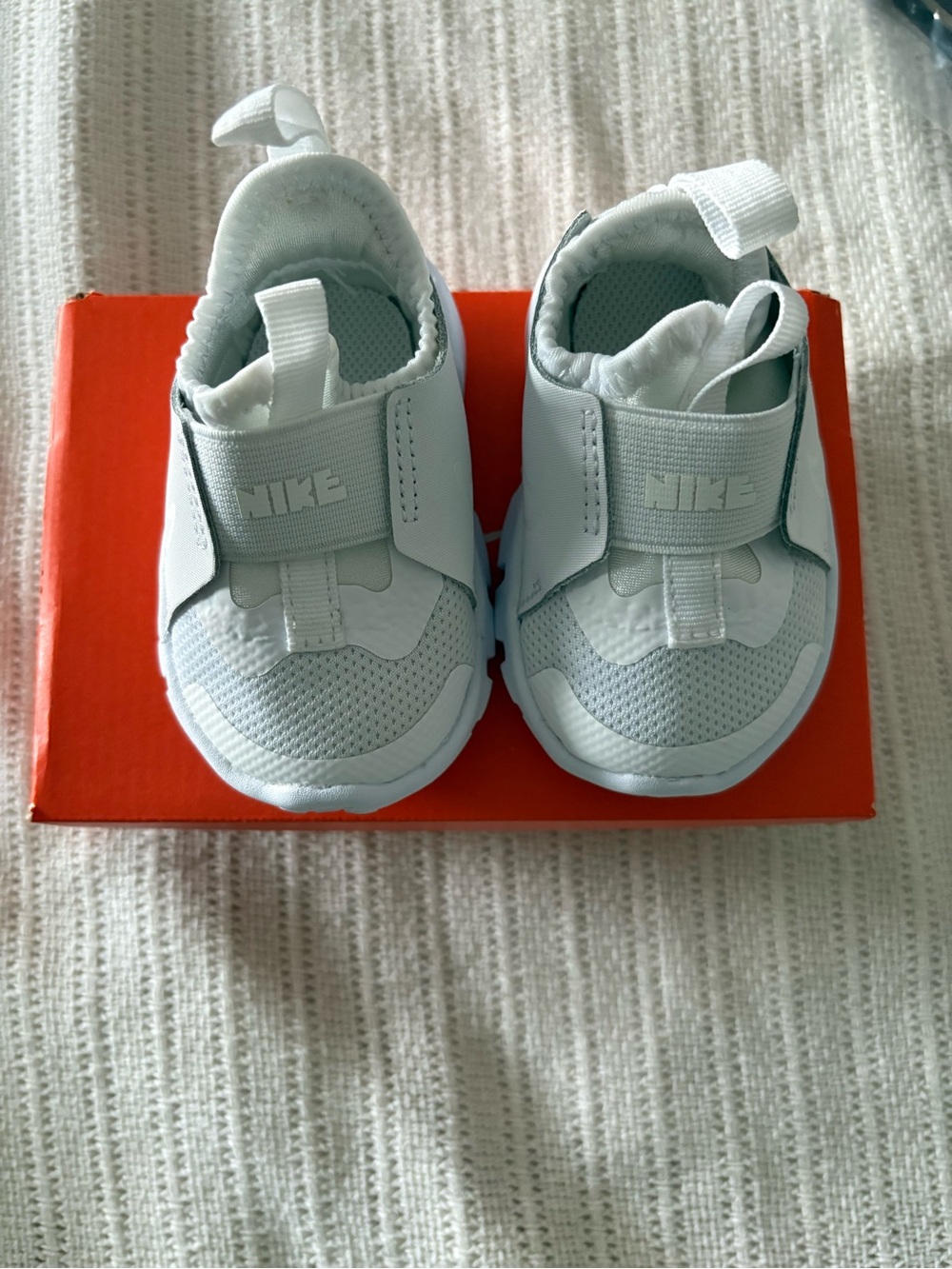 Nike White Baby Flex Runner 2 Sneakers